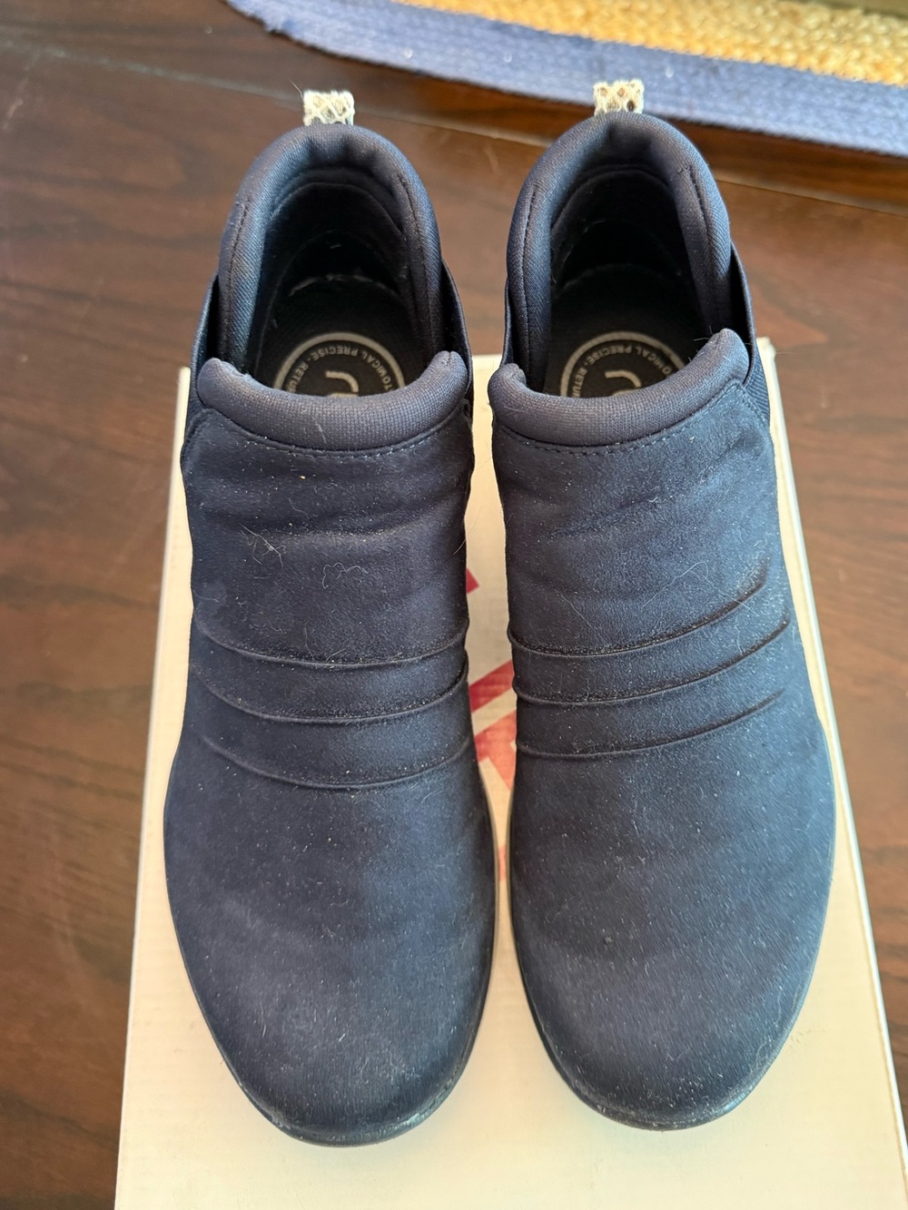 Ryka Niah slip on comfort boot water repellant Navy size 8 - Picture 4 of 11